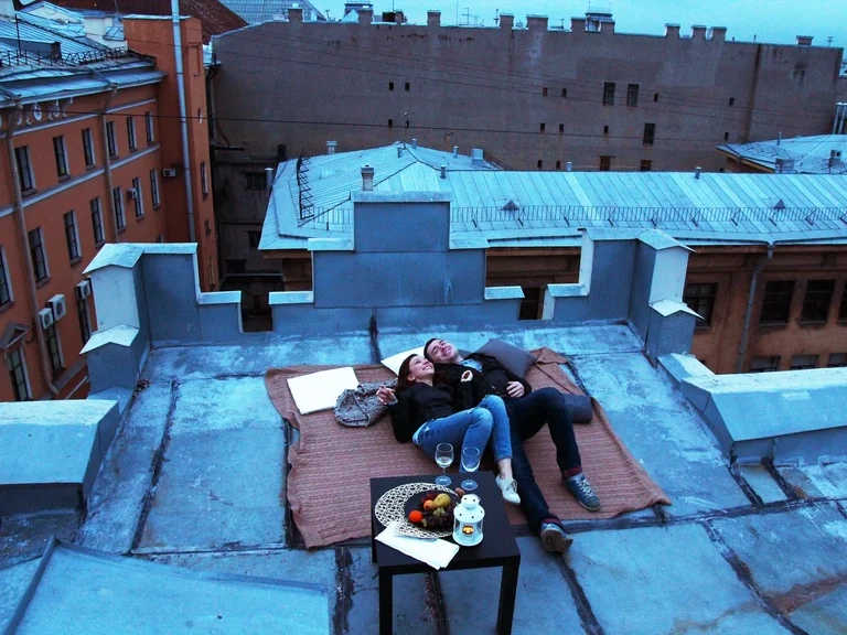 свидание на крыше