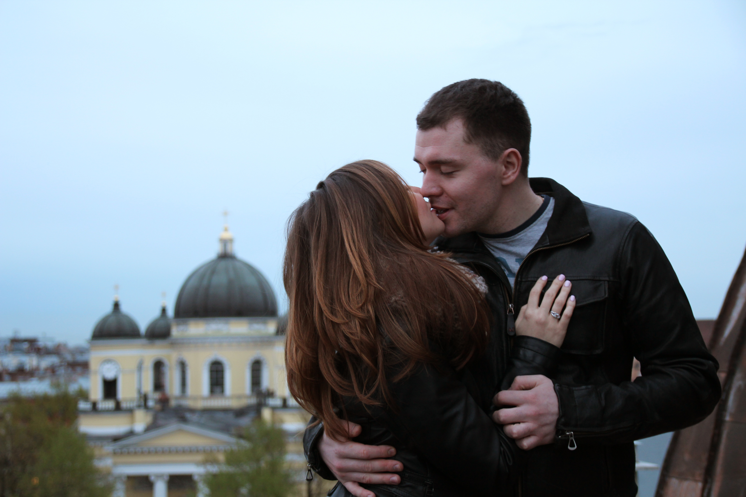 свидание на крыше Петербурга